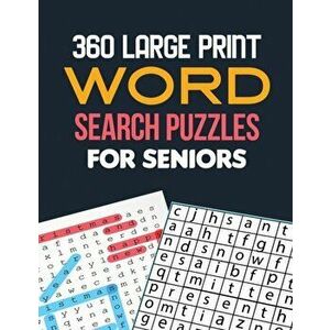 360 Large Print Word Search Puzzles for Seniors: Word Search Brain Workouts, Word Searches to Challenge Your Brain, Brian Game Book for Seniors in Thi imagine