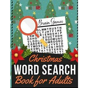 Christmas Word Search Book for Adults: Holiday themed word search puzzle book Puzzle Gift for Word Puzzle Lover Brain Exercise Game, Paperback - Dipas imagine