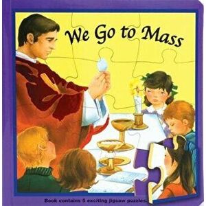 We Go to Mass (Puzzle Book): St. Joseph Puzzle Book: Book Contains 5 Exciting Jigsaw Puzzles, Hardcover - Jude Winkler imagine