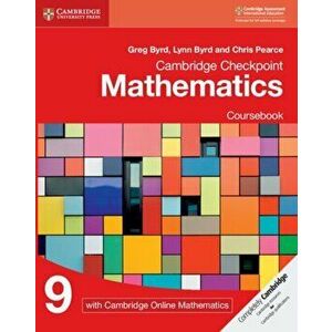 Cambridge Checkpoint Mathematics Coursebook 9 with Cambridge Online Mathematics (1 Year), Hardcover - Greg Byrd imagine