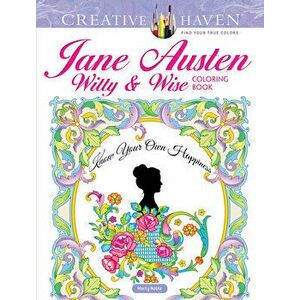 Creative Haven Jane Austen Witty & Wise Coloring Book, Paperback - Marty Noble imagine