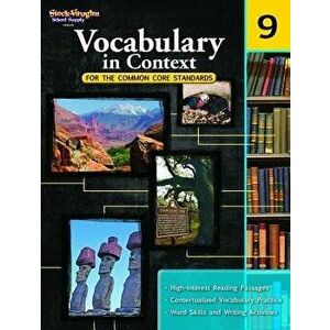Vocabulary in Context for the Common Core Standards: Reproducible Grade 9, Paperback - Steck-Vaughn Company imagine