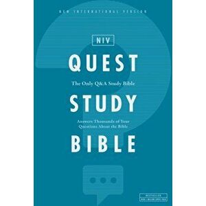 Niv, Quest Study Bible, Hardcover, Comfort Print: The Only Q and A Study Bible, Hardcover - Christianity Today Intl imagine