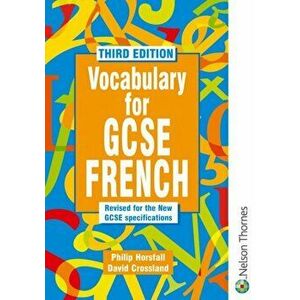 Vocabulary for GCSE French, Paperback - David Crossland imagine