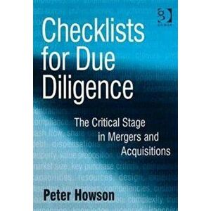 Checklists for Due Diligence, Paperback - Peter Howson imagine