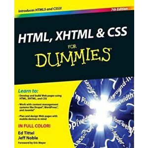 HTML, XHTML and CSS For Dummies, Paperback - Jeff Noble imagine