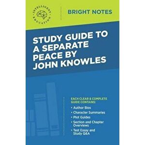 Study Guide to A Separate Peace by John Knowles, Paperback - *** imagine