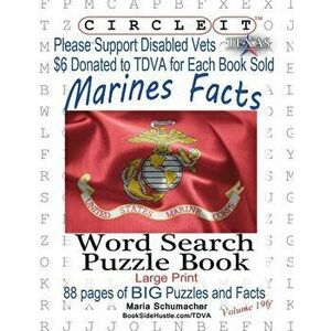 Circle It, US Marine Corps Facts, Word Search, Puzzle Book, Paperback - *** imagine