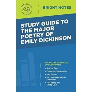 Study Guide to The Major Poetry of Emily Dickinson, Paperback - *** imagine