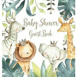 Safari Baby Shower Guest Book (Hardcover), Hardcover - Lulu and Bell imagine