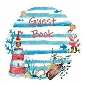 Guest Book, Visitors Book, Guests Comments, Vacation Home Guest Book, Beach House Guest Book, Comments Book, Visitor Book, Nautical Guest Book, Holida imagine