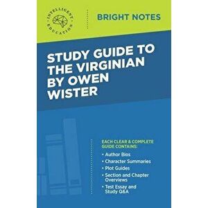 Study Guide to The Virginian by Owen Wister, Paperback - *** imagine