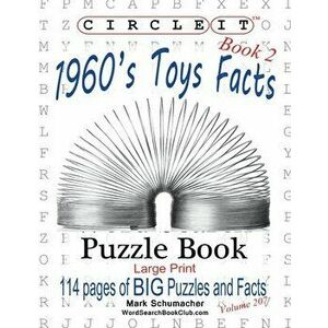 Circle It, 1960s Toys Facts, Book 2, Word Search, Puzzle Book, Paperback - *** imagine