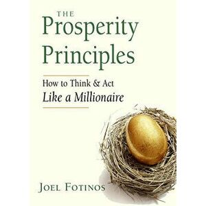 The Prosperity Principles: How to Think and ACT Like a Millionaire, Paperback - Joel Fotinos imagine