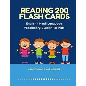 Reading 200 Flash Cards English - Hindi Language Vocabulary Builder For Kids: Practice Basic Sight Words list activities books to improve reading skil imagine