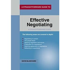 Effective Negotiating, Paperback - David Blanchard imagine