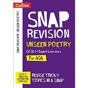Unseen Poetry: New GCSE 9-1 English Literature AQA, Paperback - *** imagine