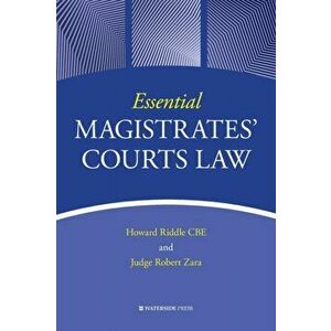 Essential Magistrates' Courts Law, Paperback - Robert Zara imagine