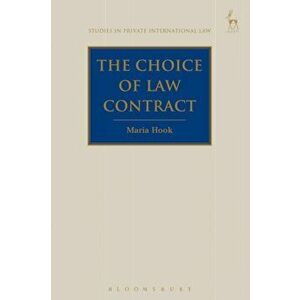 Choice of Law Contract, Paperback - Maria Hook imagine
