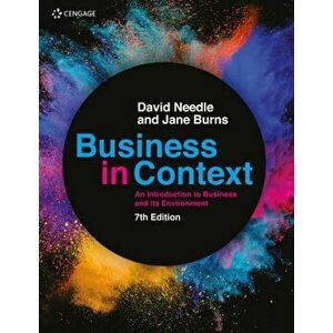 Business in Context. An Introduction to Business and its Environment, Paperback - Jane Burns imagine
