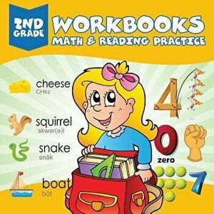 2nd Grade Workbooks: Math & Reading Practice, Paperback - Baby Professor imagine