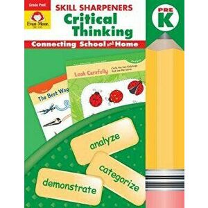 Skill Sharpeners Critical Thinking, Grade Prek, Paperback - Evan-Moor Educational Publishers imagine