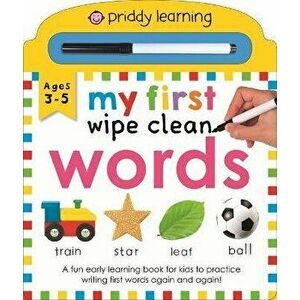 Priddy Learning: My First Wipe Clean Words: A Fun Early Learning Book, Hardcover - Roger Priddy imagine