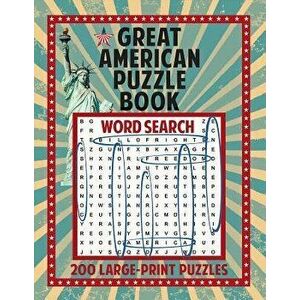 Great American Puzzle Book: 200 Large Print Puzzles, Paperback - Applewood Books imagine