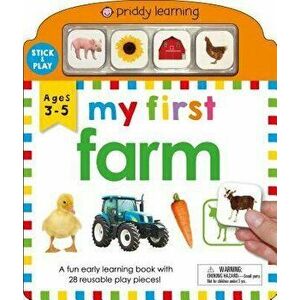 My First Play and Learn: Farm: A Fun Early Learning Book with Reusable Play Pieces, Hardcover - Roger Priddy imagine