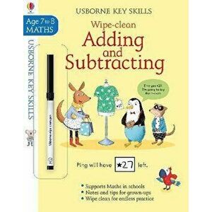 Wipe-Clean Adding and Subtracting 7-8, Paperback - Holly Bathie imagine