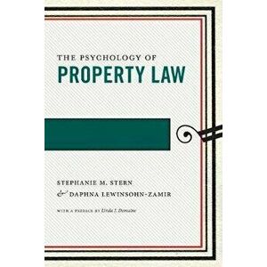 Psychology of Property Law, Paperback - Daphna Lewinsohn-Zamir imagine