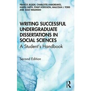 Writing Successful Undergraduate Dissertations in Social Sciences. A Student's Handbook, Paperback - Julia Waldman imagine