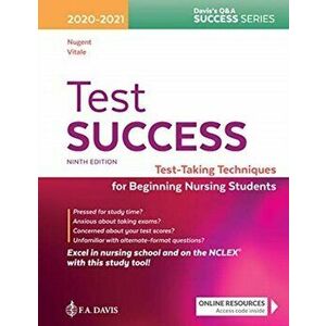 Test Success. Test-Taking Techniques for Beginning Nursing Students, Paperback - Barbara A. Vitale imagine