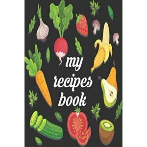 my recipe book: Recipe Binder Set with Plastic Page Protectors and Recipe Cards, Cook With Love, Paperback - Recipe Book imagine