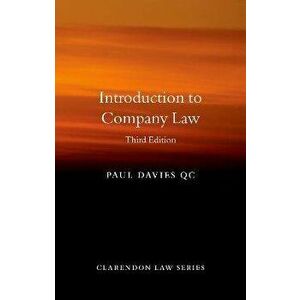 Introduction to Company Law, Paperback - Paul Davies imagine