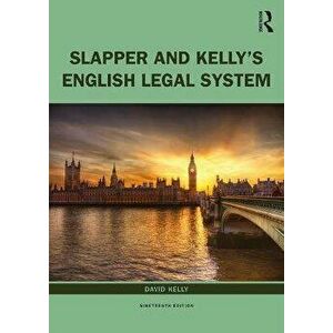 Slapper and Kelly's The English Legal System, Paperback - David Kelly imagine