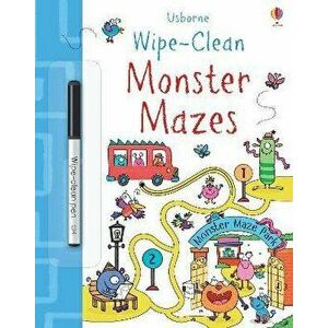 Wipe-Clean Monster Mazes, Paperback - Jane Bingham imagine