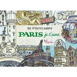 Paris, Je t'Aime: 20 Postcards Book, Paperback - Lapin imagine