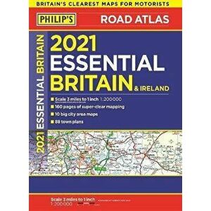 2021 Philip's Essential Road Atlas Britain and Ireland. (A4 Paperback), Paperback - *** imagine