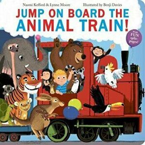 Jump On Board the Animal Train, Board book - Lynne Moore imagine