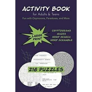 Activity Book for Adults & Teens: Fun with Oxymorons, Paradoxes, and more, Paperback - Sw Puzzle Books imagine