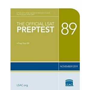 The Official LSAT Preptest 89: (november 2019 Lsat), Paperback - Law School Council imagine