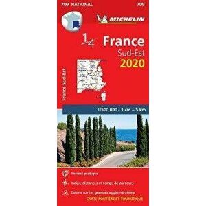 Southeastern France - Michelin National Map 709. Map, Paperback - *** imagine