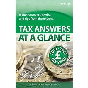 Tax Answers at a Glance 2019/20. Instant answers, advice and tips from the experts, Paperback - *** imagine