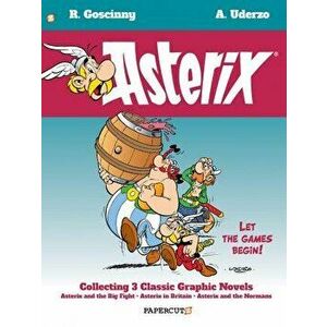 Asterix Omnibus #3: Collects Asterix and the Big Fight, Asterix in Britain, and Asterix and the Normans, Hardcover - René Goscinny imagine