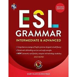 ESL Intermediate/Advanced Grammar, Paperback - Mary Ellen Munoz Page imagine