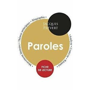 Fiche de lecture Paroles (Étude intégrale), Paperback - Jacques Prévert imagine