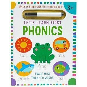 Let's Learn: First Phonics: (Early Reading Skills, Letter Writing Workbook, Pen Control, Write and Wipe), Paperback - *** imagine