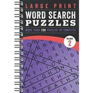 Large Print Word Search Puzzles: Volume 2, Spiral - *** imagine