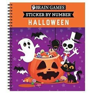 Brain Games - Sticker by Number: Halloween, Spiral - *** imagine